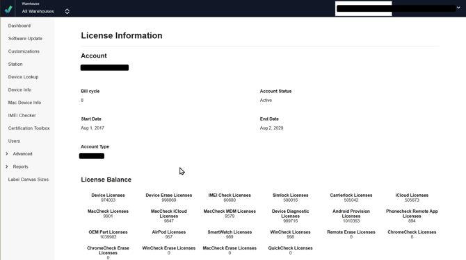 new license breakdown